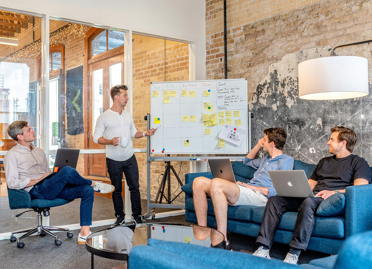 DevriX Digital team working on web development projects